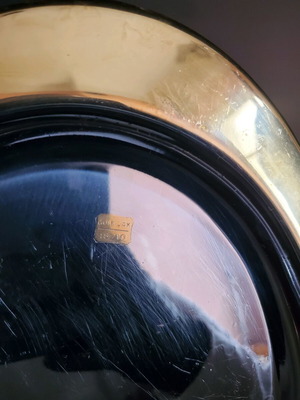 Σερβίτσιο επιχρυσωμένο σαν καινούργιο, σετ 3 δίσκων με μπολ και πιατάκια