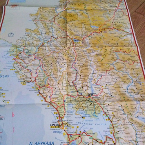 Maps used, pack of 13 from all over Greece