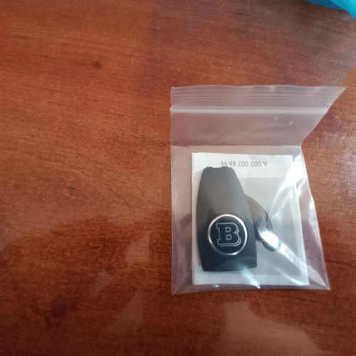 Replacement caps with embossed Brabus logo for Mercedes key new