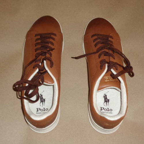 Polo Ralph Lauren Heritage Court II shoes brown new, size 45