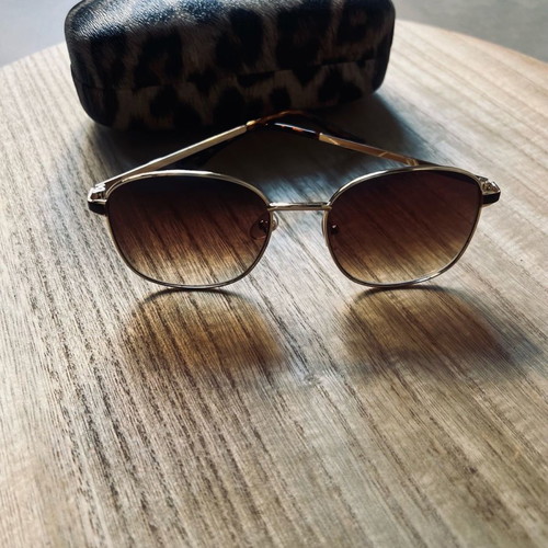 Gianni Venturi sunglasses new, brown and gold tones