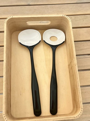 Guzzini salad set like new, Italian design