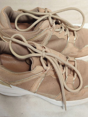 Women's sneakers size 39 used, beige