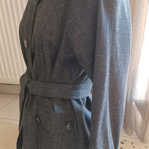 Gerald Darel women's jacket used, dark gray, size 38 - S-M