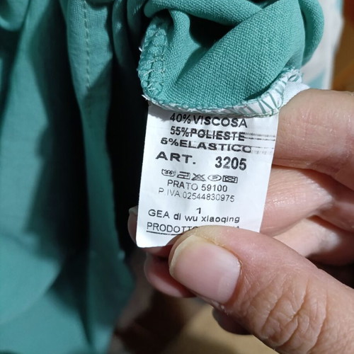 Set blouse and pants like new, new collection, turquoise