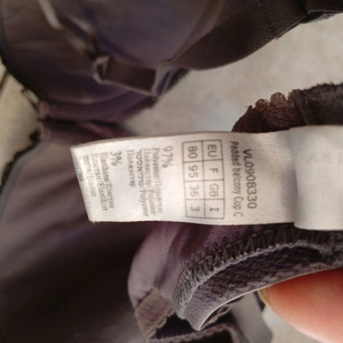 Venus Victoria bra 80C like new, gray