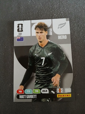 Panini FIFA World Cup 2026 αυτοκόλλητο Matt Garbett #332