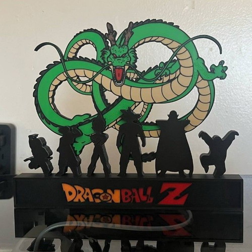 Dragon Ball Z decorative 3D printed new 23 x 18 cm
