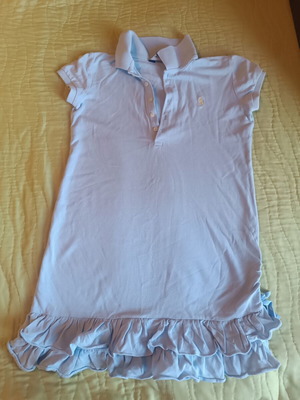 Ralph Lauren Polo Dress like new, turquoise, age 8-10