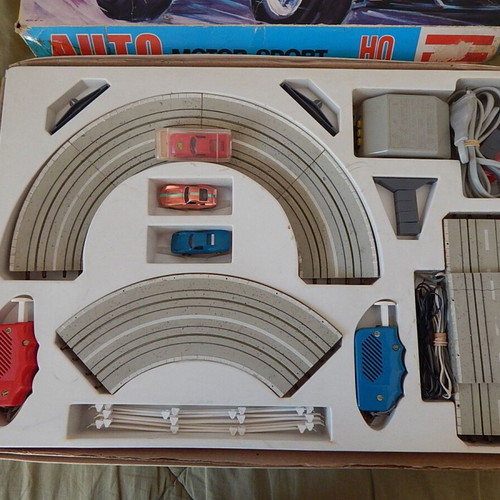 Faller Auto Motor Sport 3902 racetrack set used, 1960s-70s