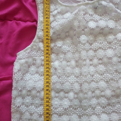 Crop top white H&M like new, size S 36 8