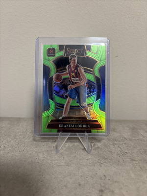 2025-26 Panini Select EuroLeague Neon Green #15 Erazem Lorbek card new