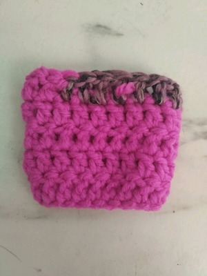 Knitted hot drink protector new