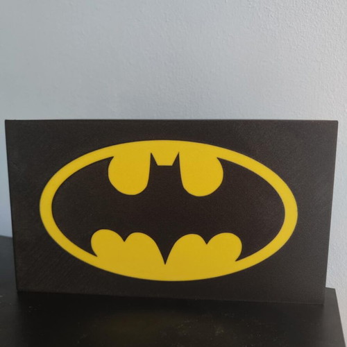 3D Printed Batman Logo Lightbox like new
