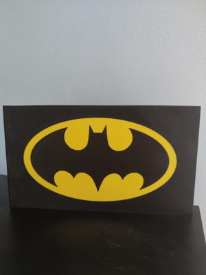 3D Printed Batman Logo Lightbox like new