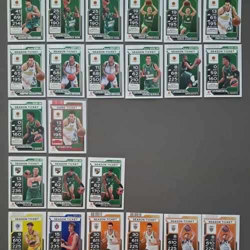 Panini Euroleague Contenders 2025-26 set of 115 cards like new