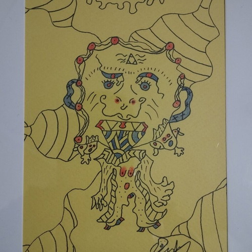 O Fylakas tis Eisodou original framed artwork new