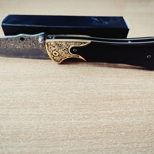 Fold Damascus 1612 Japanese Folding Knife new