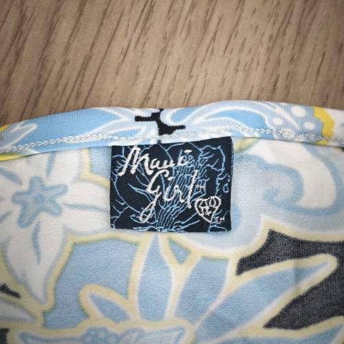 Maui Girl mini beach dress, size Small, blue