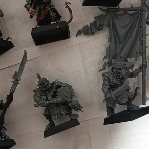 Warhammer Skaven Stormvermin Full Command Group 20 Plastic Figures
