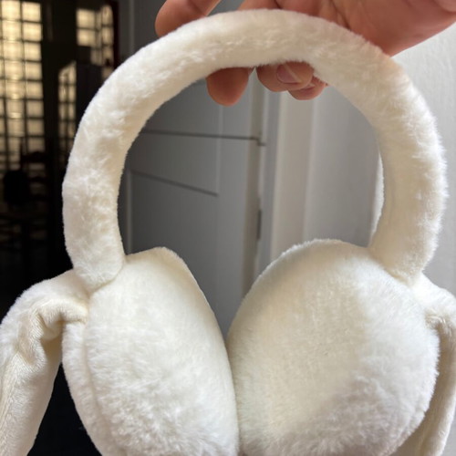 Children's hairband new, white for ear protection