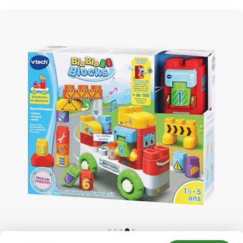Vtech Building Blocks My Truck like new for 1.5+ years