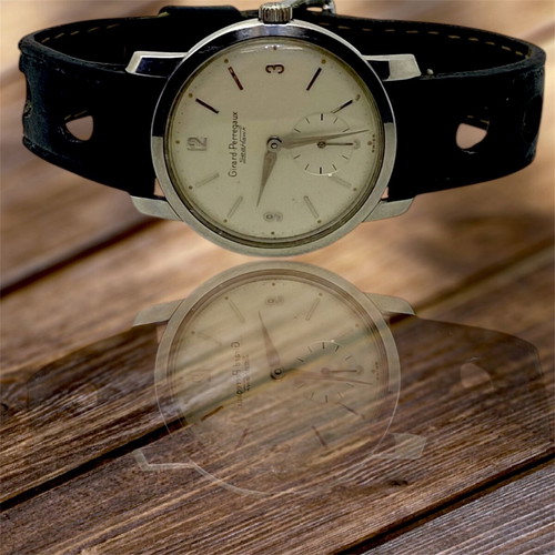 Girard Perregaux Seahawk mechanical 1950s watch used 34mm