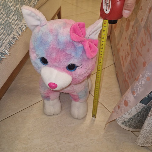 Plush Cat Like New With Sparkling Eyes