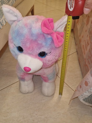 Plush Cat Like New With Sparkling Eyes