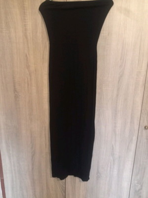Strapless black dress used, size M