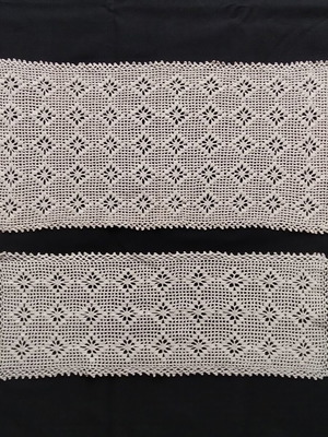Crochet handcrafts used, set of 2 pieces