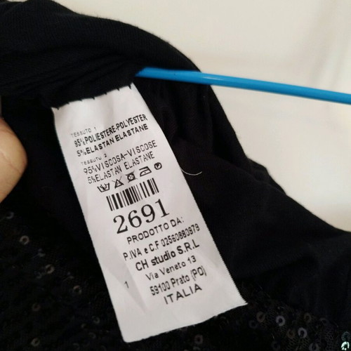 Impressive black pants size S with rhinestones for evening wear like new