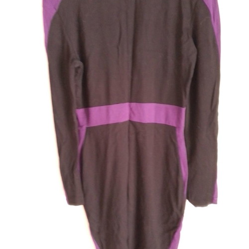 Rocco Barocco dress new, black with purple, size L