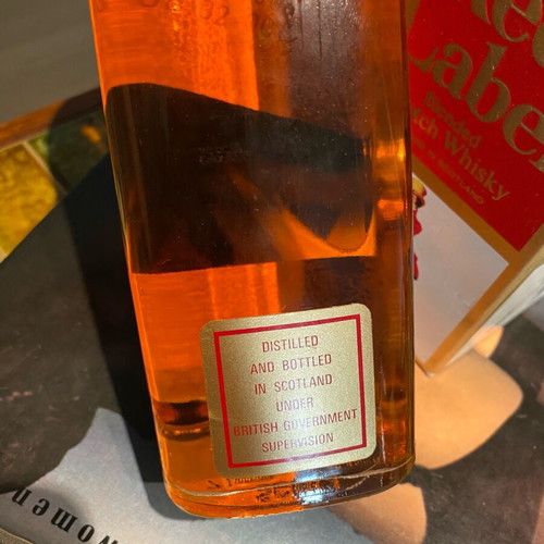 Johnnie Walker Red Label whisky 1968 new, sealed