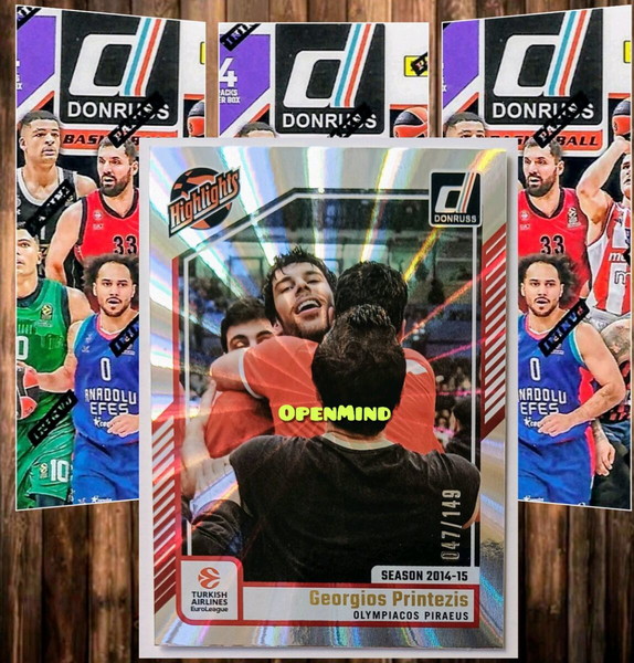 PRINTEZIS - HIGHLIGHTS LAZER /149 - OLYMPIACOS - DONRUSS EUROLEAGUE 2024-25