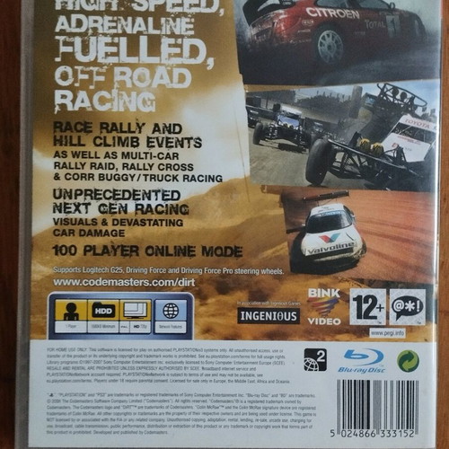 PS3 Colin Mcrae Dirt used