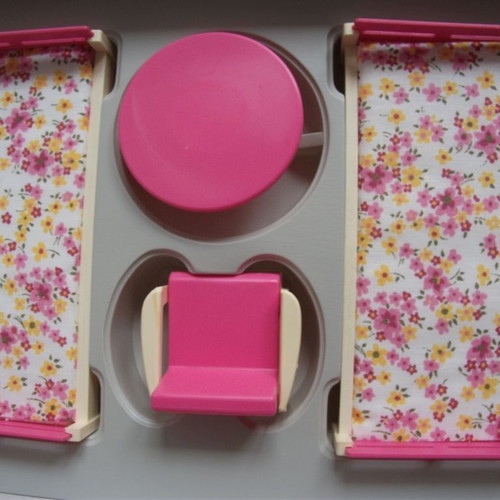 Dollhouse furniture set from 1980 decade new