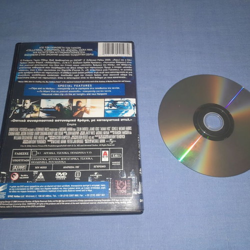 Miami Vice DVD used, crime with subtitles