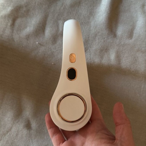 Portable Rechargeable Neck Fan white like new