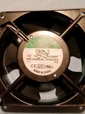 Axial fan GN Sunon like new, model SP 101A, aluminum