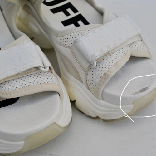 Buffalo platform sandals white chunky Y2K EU 39 like new