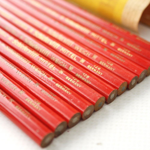 Vintage μολύβια A.W. Faber Castell Schieferstift Weich πακέτο 12 καινούργια