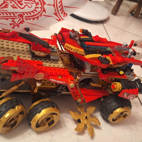 Lego Ninjago Land Bounty like new with upgrades