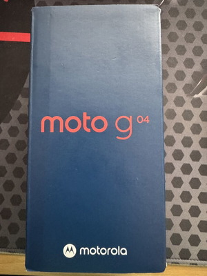 Motorola G04 4GB 64GB Concord Black smartphone like new