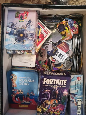 Football and Fortnite tag collection used