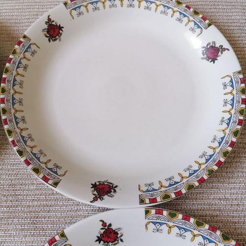 Candia set of 5 vintage large serving plates