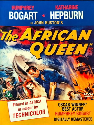 The African Queen DVD ταινία με Humphrey Bogart και Katharine Hepburn