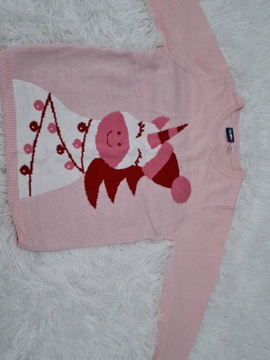 Girls' sweaters used, pullover and velour, size 4