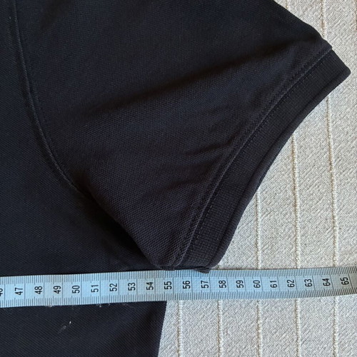 Massimo Dutti Black Short Sleeve Polo Shirt L, like new