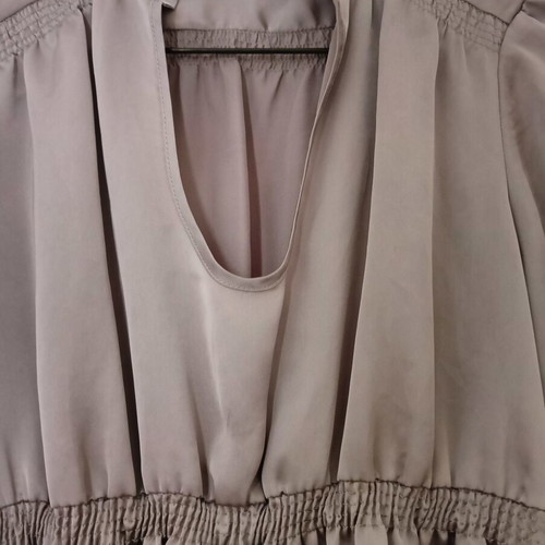 Zara Basic women's blouse, small, grey silver